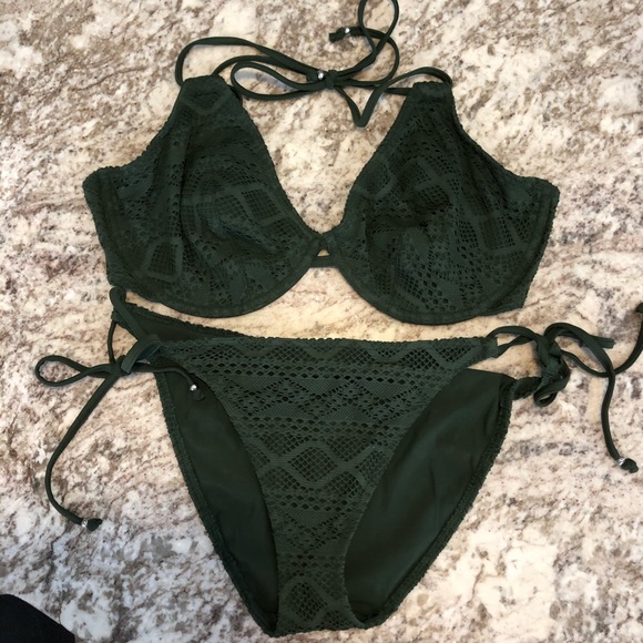 Freya Other - Freya Sundance Green Macrame Bikini
